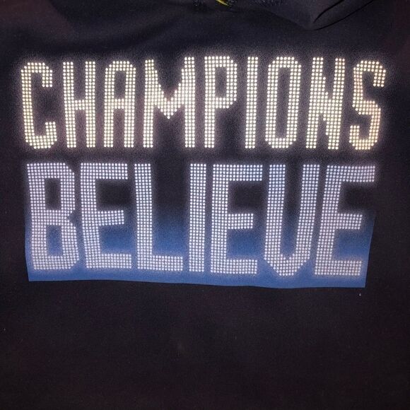 𝅺nwot Kids 16/18 Champion Glow In Dark Sweatshirt - Picture 3 of 4